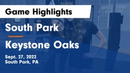 South Park  vs Keystone Oaks  Game Highlights - Sept. 27, 2022