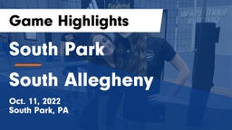 South Park  vs South Allegheny  Game Highlights - Oct. 11, 2022