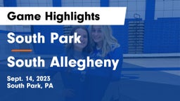 South Park  vs South Allegheny  Game Highlights - Sept. 14, 2023