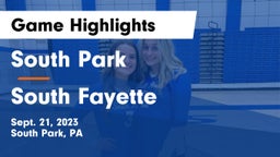 South Park  vs South Fayette  Game Highlights - Sept. 21, 2023