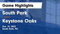 South Park  vs Keystone Oaks  Game Highlights - Oct. 19, 2023