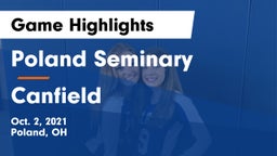 Poland Seminary  vs Canfield  Game Highlights - Oct. 2, 2021