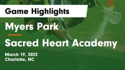 Myers Park  vs Sacred Heart Academy Game Highlights - March 19, 2022