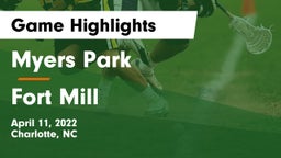 Myers Park  vs Fort Mill Game Highlights - April 11, 2022