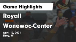 Royall  vs Wonewoc-Center  Game Highlights - April 10, 2021