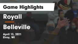 Royall  vs Belleville Game Highlights - April 13, 2021