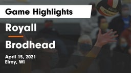 Royall  vs Brodhead Game Highlights - April 15, 2021