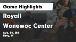 Royall  vs Wonewoc Center Game Highlights - Aug. 30, 2021