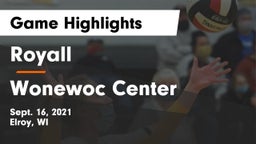 Royall  vs Wonewoc Center Game Highlights - Sept. 16, 2021
