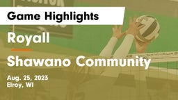 Royall  vs Shawano Community  Game Highlights - Aug. 25, 2023