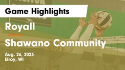 Royall  vs Shawano Community  Game Highlights - Aug. 26, 2023