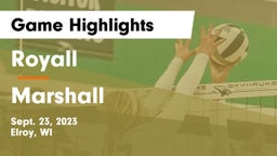 Royall  vs Marshall Game Highlights - Sept. 23, 2023