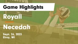 Royall  vs Necedah  Game Highlights - Sept. 26, 2023