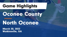 Oconee County  vs North Oconee  Game Highlights - March 30, 2022