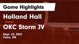 Holland Hall  vs OKC Storm JV Game Highlights - Sept. 24, 2022