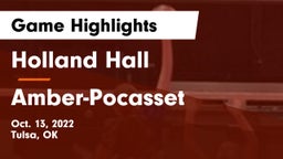 Holland Hall  vs Amber-Pocasset  Game Highlights - Oct. 13, 2022