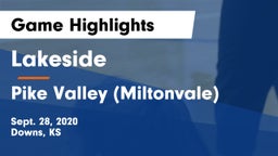 Lakeside  vs Pike Valley (Miltonvale) Game Highlights - Sept. 28, 2020