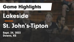 Lakeside  vs St. John’s-Tipton Game Highlights - Sept. 24, 2022