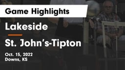 Lakeside  vs St. John’s-Tipton Game Highlights - Oct. 15, 2022