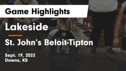 Lakeside  vs St. John’s Beloit-Tipton Game Highlights - Sept. 19, 2023