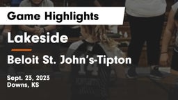 Lakeside  vs Beloit St. John’s-Tipton Game Highlights - Sept. 23, 2023