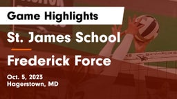 St. James School vs Frederick Force Game Highlights - Oct. 5, 2023