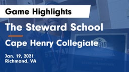 The Steward School vs Cape Henry Collegiate Game Highlights - Jan. 19, 2021