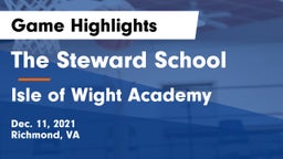 The Steward School vs Isle of Wight Academy  Game Highlights - Dec. 11, 2021