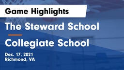 The Steward School vs Collegiate School Game Highlights - Dec. 17, 2021