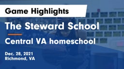 The Steward School vs Central VA homeschool Game Highlights - Dec. 28, 2021