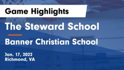 The Steward School vs Banner Christian School Game Highlights - Jan. 17, 2022
