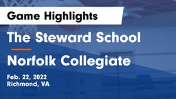 The Steward School vs Norfolk Collegiate Game Highlights - Feb. 22, 2022