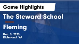 The Steward School vs Fleming  Game Highlights - Dec. 3, 2023