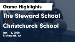 The Steward School vs Christchurch School Game Highlights - Jan. 16, 2020