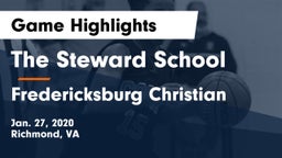 The Steward School vs Fredericksburg Christian Game Highlights - Jan. 27, 2020
