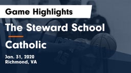 The Steward School vs Catholic  Game Highlights - Jan. 31, 2020