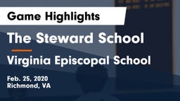 The Steward School vs Virginia Episcopal School Game Highlights - Feb. 25, 2020
