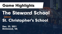 The Steward School vs St. Christopher's School Game Highlights - Dec. 23, 2021