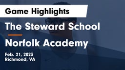 The Steward School vs Norfolk Academy Game Highlights - Feb. 21, 2023