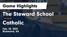 The Steward School vs Catholic  Game Highlights - Feb. 25, 2023