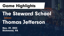 The Steward School vs Thomas Jefferson  Game Highlights - Nov. 29, 2023