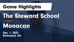 The Steward School vs Monacan  Game Highlights - Dec. 1, 2023