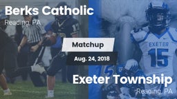 Matchup: Berks Catholic vs. Exeter Township  2018