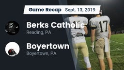 Recap: Berks Catholic  vs. Boyertown  2019