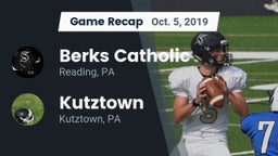 Recap: Berks Catholic  vs. Kutztown  2019