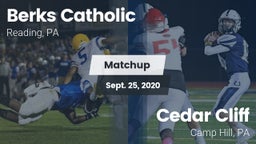 Matchup: Berks Catholic vs. Cedar Cliff  2020
