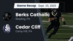 Recap: Berks Catholic  vs. Cedar Cliff  2020