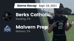 Recap: Berks Catholic  vs. Malvern Prep  2021