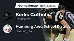 Recap: Berks Catholic  vs. Hamburg Area School District 2023