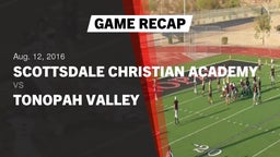 Recap: Scottsdale Christian Academy  vs. Tonopah Valley  2016